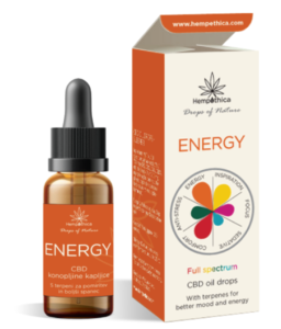 CBD Kapljice ENERGY | Hempethica | Drops of Nature
