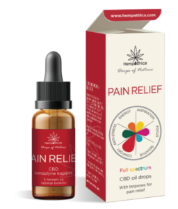 CBD Kapljice PAIN RELIEF | Hempethica | Drops of Nature