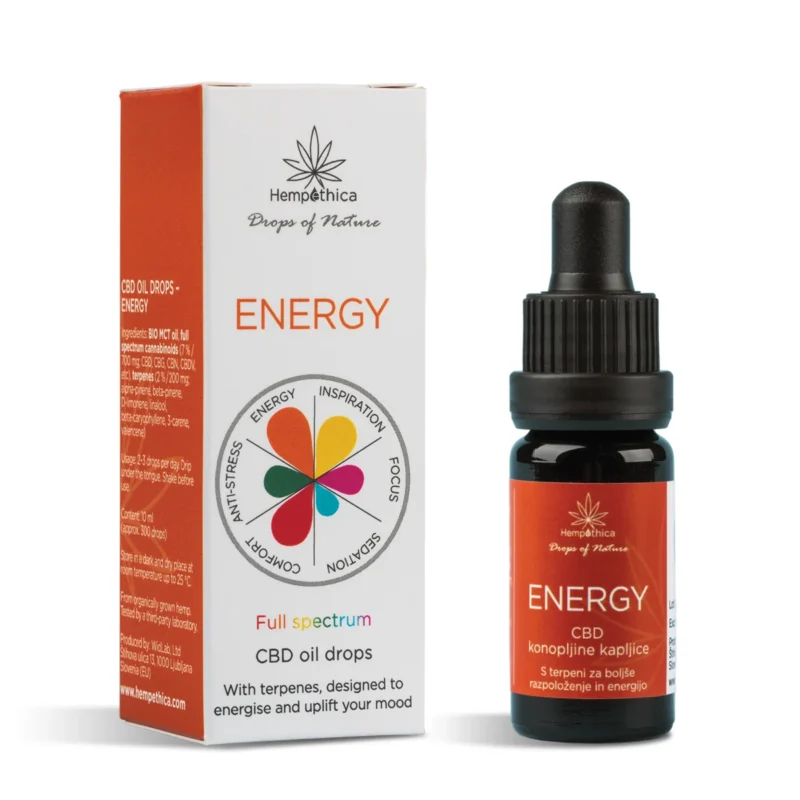Hempethica | Hempethica | Drops of Nature Energy- Konopljine CBD kapljice za boljše počutje