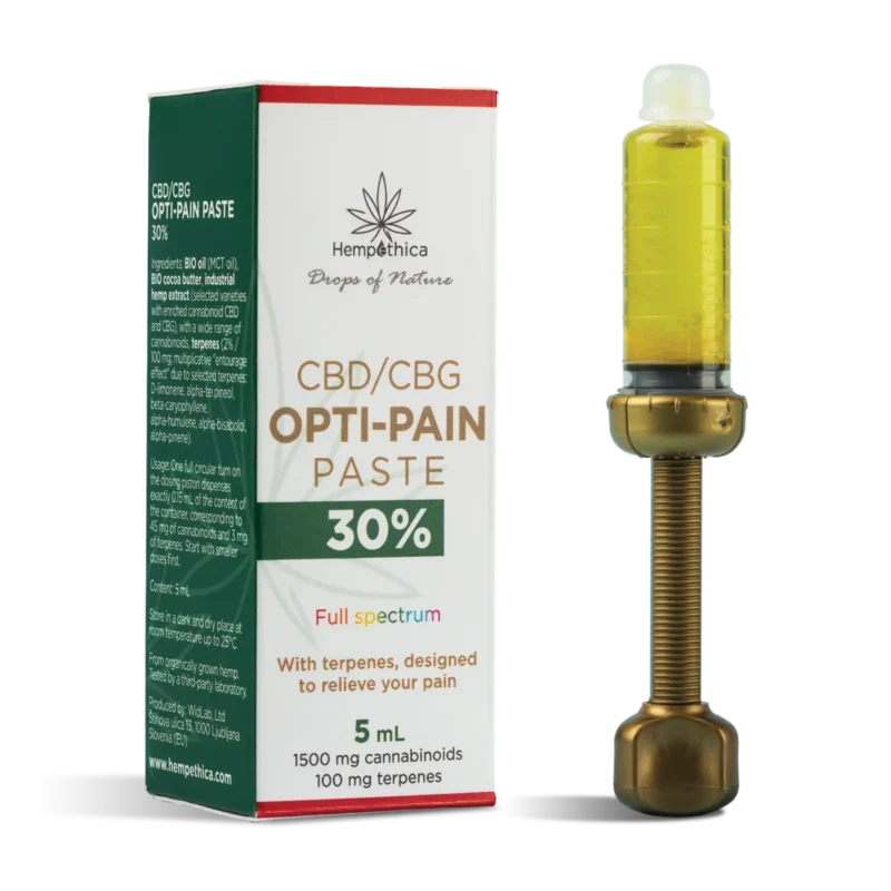 Hempethica | Hempethica | Drops of Nature CBD/CBG OPTI PAIN konopljina smola 30%